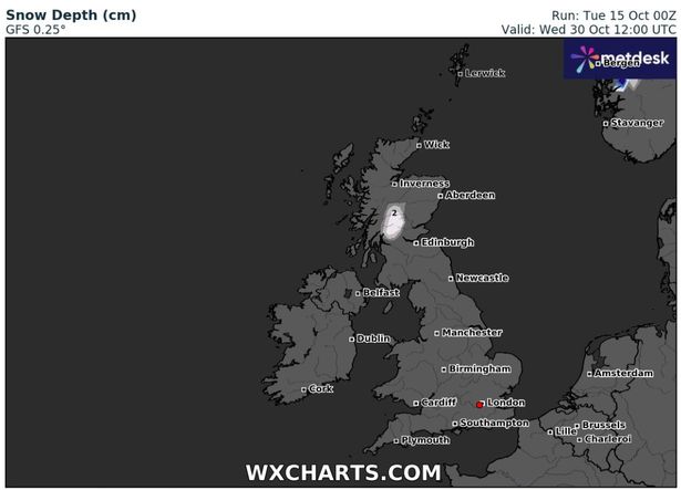 英国天气：新地图准确显示了24小时不间断